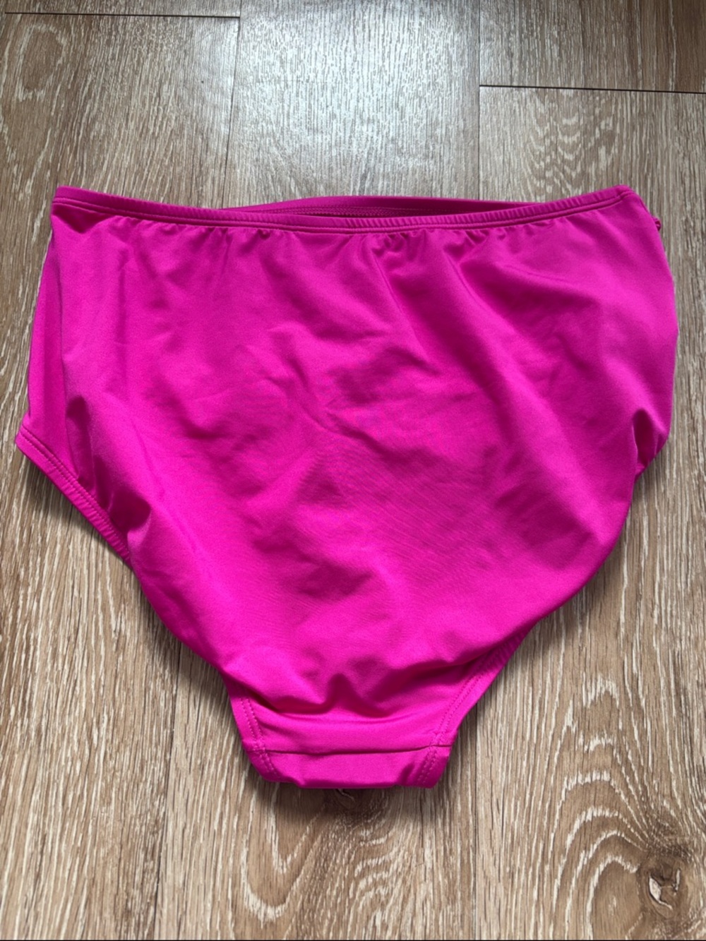 NWOT Kona Sol pink ruched bikini swim bottoms, size medium - Picture 2 of 7